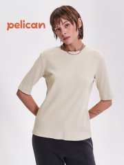 DFT6944 Футболка женская Светло-серый(53) Pelican