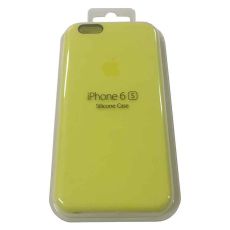 Силиконовый чехол для iPhone 6/6S желтый