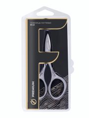 Frau Finger Ножницы маникюрные для ногтей изогнутые / Premium PS 21, матовые, ручная заточка, 9,5 см