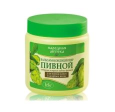 00002551 Iris НАРОДНАЯ АПТЕКА. Бальзам-кондиционер «Пивной» для нормальных и жирных волос, 500 мл