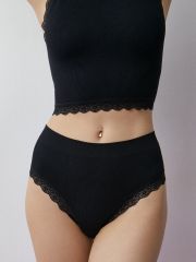 Mi 2221S French Chic Slip Midi, PA Minimi Трусы Nero (Черный)