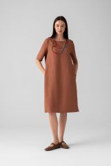 Платье — П130ТВ корица