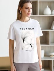 506927 VILATTE Футболка белый_dreamer