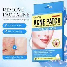 SADOER Патчи для проблемной кожи лица от прыщей ACNE PATCH, 36 шт. Арт.: 2642 Пластырь от прыщей позволит значительно уменьшить воспаление и снять покраснение, а также предотвратить образование рубца