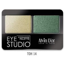 AES-14 Тени д/век двойные EYE STUDIO, тон 14 Alvin D`or