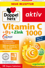 Vitamin C 1000 + D3 + Zink Depot Tabletten 30 St, 42,9 g