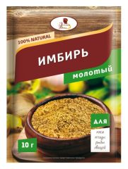 Приправа Имбирь молотый ЭВ NATUREL, 10 г