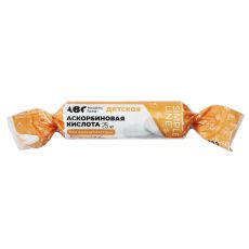 Аскорбиновая кислота ABC Healthy Food детская без ароматизатора 10 таб. 25 мг