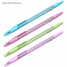 ЦЕНА ЗА 10 ШТ ! 789565 Ручка шариковая Erich Krause R-301 Spring Stick, узел 0.7 мм, чернила синие, длина линии письма 1000 метров, микс