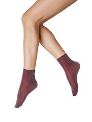 calz. TULLE LUREX 50 носки (люрекс) Minimi Носки Bordo (Бордовый)
