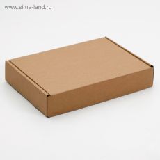 ЦЕНА ЗА 20 ШТ! 4628489 Упаковка для пирога, бурая, 33,5 х 24 х 6 см