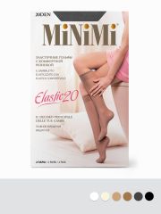 gamb. ELASTIC 20 гольфы (2 пары) Minimi Гольфы Avorio (Молочный)