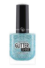 Лак-гель для ногтей GR Extreme Gel Shine Nail Lacquer Glitter - 214 Glitter Голубой (214)