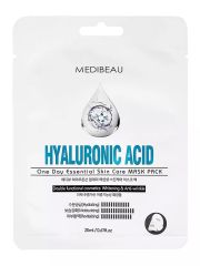 MEDIBEAU Маска тканевая для лица с гиалуроновой кислотой / One Day Essential Skin Care Mask Pack Hyualuronic Acid, 20 мл
