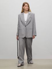 Брюки широкого кроя, D289/alloy