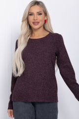 481351 LT Collection Лонгслив пыльно-фиолетовый