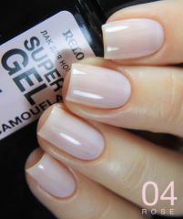 030929 Relouis Лак для ногтей Super Gel Camouflage тон 04 rose