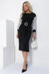 503809 LT Collection Платье черно-белый
