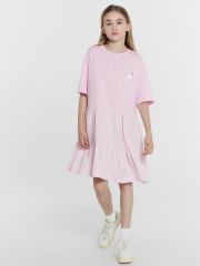 157800 MARK FORMELLE Платье св.розовый +печать MARK FORMELLE