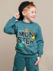 457512 BATIK Свитшот Хаки