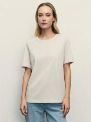 W_REGULAR11-60 футболка женская молочный ZARINA