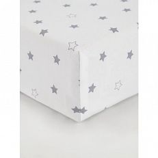 Billie Faiers Grey Stars & Stripes Print Fitted Sheets - 2 Pack