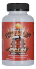 Витамин со вкусом кока-колы Sana-Sol Vitanallet Cola 120 шт