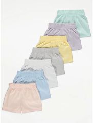 Pastel Shorts 7 Pack