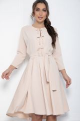 487731 LT Collection Платье бежевый