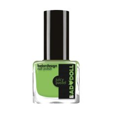 031433 Belor Design. Лак для ногтей Bad Doll GRAZY NEON тон 302 салатовый
