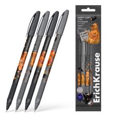 Набор ручек шариковых 4 штуки ErichKrause U-109 Stick&Grip Happy Capy узел 1.0мм, цвет синий 10603541