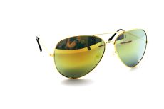 Реплика Ray-Ban 3028 золото зеркально-зеленый золото зеркально-зеленый