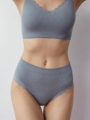 Mi 2221S French Chic Slip Midi, PA Minimi Трусы Grigio Scuro (Серый)