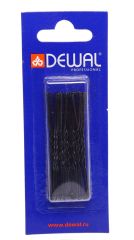 Dewal Шпильки для волос волна SLT60V-1/24, 60 мм, черный, 24 шт