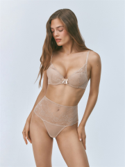 10204130002 Трусы боксер-стринг с высокой талией жен. Eolanta бежевый CONCEPT CLUB Women