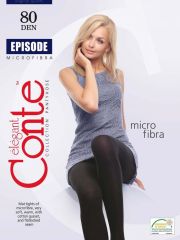 CON-Episode 80 Колготки CONTE микрофибра Conte nero