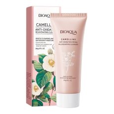 BIOAOUA, Пенка для умывания с экстрактом камелии, 80 гр. Арт.: 0251 енка с экстрактом камелии китайской бережно очищает кожу от загрязнений и макияжа, насыщая ее влагой и жизненной силой, дарит коже с