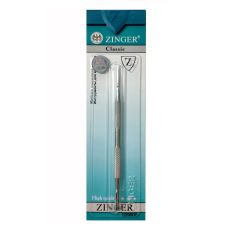 Zinger Шабер для маникюра двусторонний / Classic ME40 S, серебристый,12 см