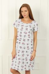 204464 Lika Dress Платье Серый/Рисунок