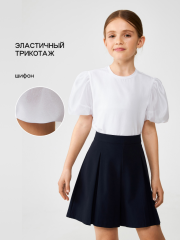 20240270080 Блузка детская для девочек Pandora белоснежный ACOOLA Kids