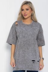 Б12599-20 Футболка LADY TAIGA Серая