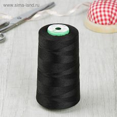 4077348 Нитки 40/2, 3100 м, цвет чёрный №1325