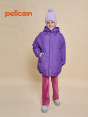 GZXL3362/1 Куртка для девочек Фиолетовый(46) Pelican