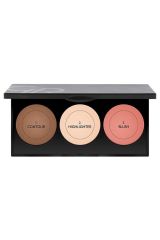 Хайлайтер для лица палетка GR Metals Sculpting Palette Contour-Highlighter-Blush