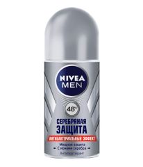Дезодорант Шариковый NIVEA MEN Антиперспирант Серебряная защита Silver 50 мл (83778)