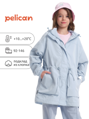 GZJN3369/6 Ветровка для девочек Лед(22) Pelican