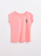 5604 SINGLET (с аппликацией) DEA MIA Майка розовый