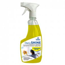0.5Л OPTIC SHINE ср-во для мытья стекол и зеркал с антистатическим эффектом.