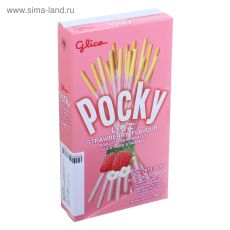 4387888 Палочки поки GLICO со вкусом клубники, 45 г