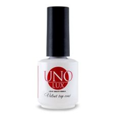 Uno Топ для гель-лака с бархатным эффектом / Lux Velvet Top Coat, 15 мл